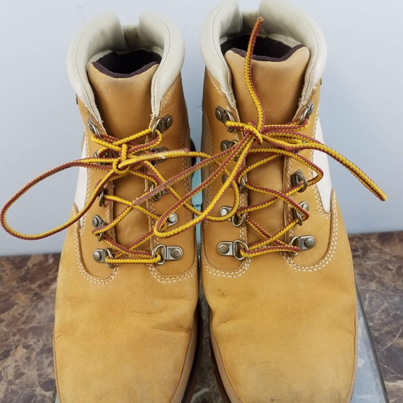 Timberland Brown Leather Lace Up Ankle Boots 9M - Picture 5 of 8